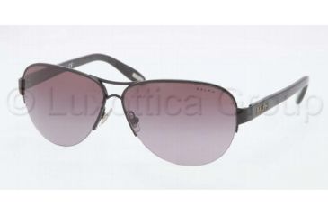 Image of Ralph RA4095 RA4095 Sunglasses 107/8H-5811 - Black Frame, Plum Gradient Lenses