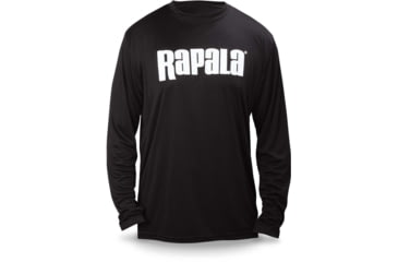 Image of Rapala Core Long Sleeve Shirt, Black, Large, RCLS9004L