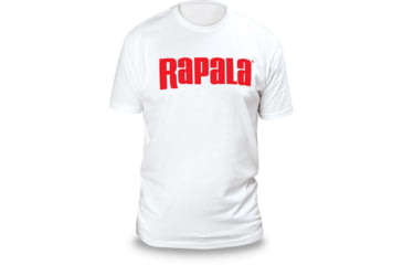 Image of Rapala Next Level T Shirt, White / Red Logo, Extra Large, RNLT9030XL