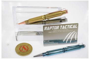 Image of Raptor Tactical 7.62 Juniors Bullet Pen, Black/Yellow, RT-JUNIOR