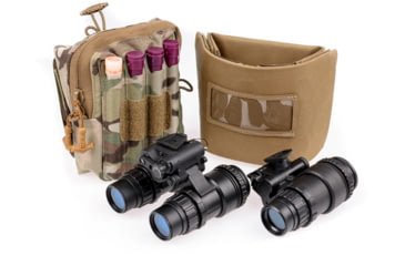 Image of Raptor Tactical Medium Utility NVG Insert Pouch, Black, NVG-BL