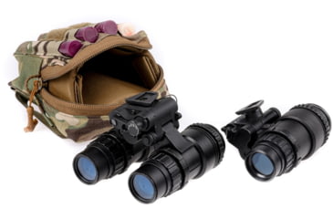 Image of Raptor Tactical Medium Utility NVG Insert Pouch, Black, NVG-BL