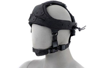 Image of USED Raptor Tactical Sentinel Skull Crusher GEN 2.0 Headgear without Bungee Cord, Black, RT-SENTINEL-BK, EDEMO1