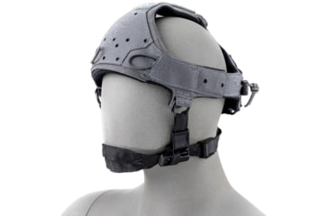 Image of Raptor Tactical Sentinel Skull Crusher GEN 2.0 Headgear without Bungee Cord, Tactical Grey, One Size, SNSC-TG