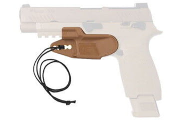 Image of Raven Concealment VanGuard 2 Lanyard Kit Minimalist IWB Holster, SIG Sauer P320, Ambidextrous, Coyote Brown, VG2P320STDCYLAN