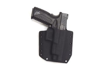 Image of Raven Concealment XD with 3 Inch Barrel Systems Phantom Modular OWB Holster w/ OWB Standard Belt Loops, Black, RCSXD4CRHBKFLSTD-150