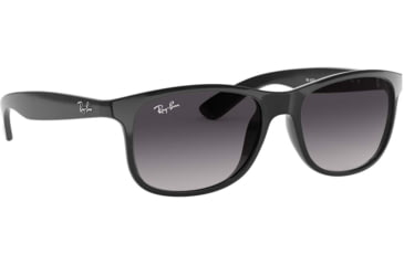 Image of Ray-Ban ANDY RB4202 Sunglasses 601/8G-55 - Black Frame, Gray Gradient Lenses