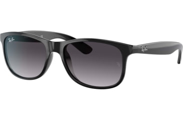 Image of Ray-Ban ANDY RB4202 Sunglasses 601/8G-55 - Black Frame, Gray Gradient Lenses