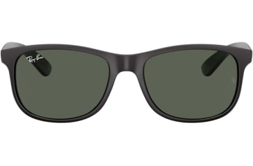 Image of Ray-Ban ANDY RB4202 Sunglasses 606971-55 - Matte Black Frame, Dark Grey Lenses