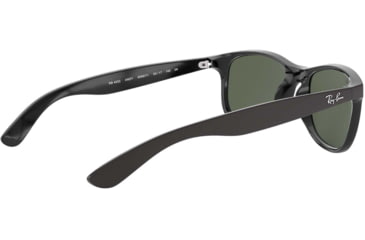 Image of Ray-Ban ANDY RB4202 Sunglasses 606971-55 - Matte Black Frame, Dark Grey Lenses