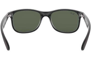 Image of Ray-Ban ANDY RB4202 Sunglasses 606971-55 - Matte Black Frame, Dark Grey Lenses