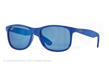 Image of Ray-Ban ANDY RB4202 Bifocal Prescription Sunglasses RB4202-607055-55 - Lens Diameter 55 mm, Frame Color Matte Blue