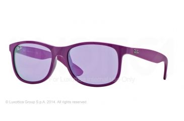 Image of Ray-Ban ANDY RB4202 Bifocal Prescription Sunglasses RB4202-60714V-55 - Lens Diameter 55 mm, Frame Color Matte Violet