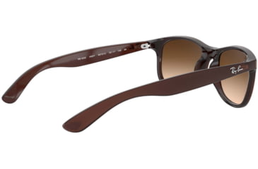 Image of Ray-Ban ANDY RB4202 Sunglasses 607313-55 - Matte Brown Frame, Brown Gradient Lenses