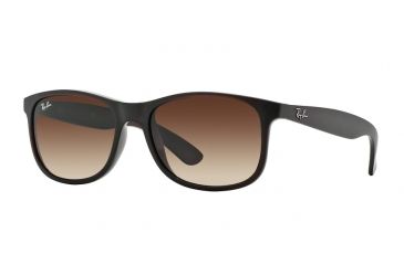 Image of Ray-Ban ANDY RB4202 Bifocal Prescription Sunglasses RB4202-607313-55 - Lens Diameter 55 mm, Frame Color Matte Brown