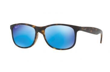 Image of Ray-Ban ANDY RB4202 Bifocal Prescription Sunglasses RB4202-710-9R-55 - Lens Diameter 55 mm, Frame Color Shiny Havana