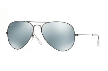 Image of Ray-Ban Aviator Large Metal Prescription Sunglasses RB3025 RB3025-029-30-55 - Lens Diameter 55 mm, Frame Color Matte Gunmetal