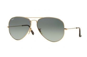 Image of Ray-Ban Aviator Large Metal Prescription Sunglasses RB3025 RB3025-181-71-58 - Lens Diameter 58 mm, Frame Color Gold