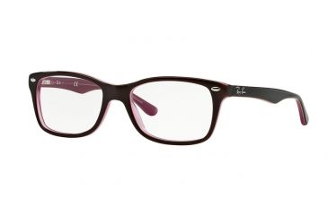 Image of Ray-Ban Eyeglasses RX5228 with Rx Prescription Lenses 2126-50 - Brown / Pink Frame