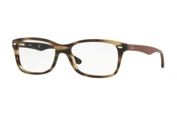 Image of Ray-Ban Eyeglasses, 50mm, Havana / Green, RX5228-5798-50-SV