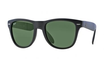 Image of Ray-Ban Folding Wayfarer Prescription Sunglasses RB4105 RB4105-601S-50 - Lens Diameter 50 mm, Frame Color Matte Black