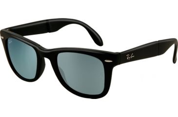 Image of Ray-Ban Folding Wayfarer Prescription Sunglasses RB4105 RB4105-602230-5022 - Lens Diameter 50 mm, Frame Color Matte Grey