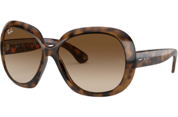 Image of Ray-Ban Jackie OHH II RB4098 Sunglasses, Havana, Brown Gradient Dark Brown, 60, RB4098-642-13-60