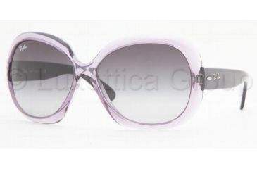 Image of Ray-Ban Jackie OHH II Sunglasses RB4098 741/8G-6014 - Shiny Violet Transparent Gray Gradient