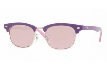 Image of Ray Ban Junior RJ9050S #179/7E - Top Violet On Pink Frame, Pink Mirror Silver Gradient Lenses