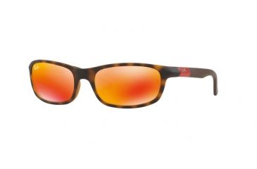 Image of Ray-Ban Junior RJ9056S Prescription Sunglasses RJ9056S-70266Q-50 - Lens Diameter 50 mm, Frame Color Matte Havana