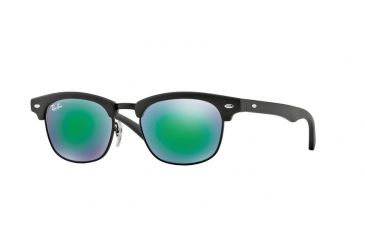 Image of Ray-Ban Junior RJ9050S Sunglasses for Kids with No-Line Progressive Rx Prescription Lenses RJ9050S-100S3R-45 - Lens Diameter 45 mm, Frame Color Matte Black