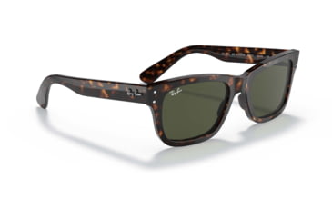 Image of Ray-Ban Mr Burbank RB2283 Sunglasses, Green Lenses, Havana, 55, RB2283-902-31-55