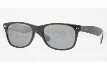 Image of Ray-Ban New Wayfarer Prescription Sunglasses RB2132 RB2132-601-K3-5218 - Lens Diameter: 52 mm, Frame Color: Shiny Black