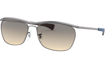 Image of Ray-Ban Olympian II Deluxe RB3619 Sunglasses, Gunmetal, 60, RB3619-004-32-60