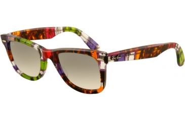 Image of Ray-Ban Original Wayfarer Prescription Sunglasses RB2140  RB2140-110932-5022 - Lens Diameter 50 mm, Frame Color Havana Green Violet