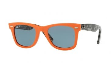 Image of Ray-Ban Original Wayfarer Prescription Sunglasses, 50mm, Orange, RB2140-124252-50-SV