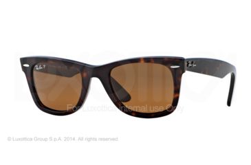 Image of Ray-Ban Original Wayfarer Prescription Sunglasses RB2140 RB2140-902-57-47 - Lens Diameter 47 mm, Frame Color Tortoise