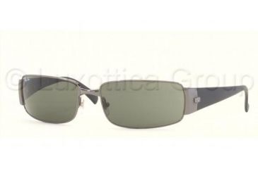 Image of Ray-Ban RB3237 Bifocal Sunglasses - Gunmetal Frame / 60 mm Prescription Lenses, 004-6017