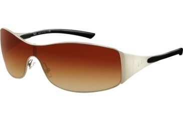 Image of Ray-Ban RB 3268 Sunglasses Styles - Gunmetal Striped Frame / Brown Gradient Lenses, 041-13-0133