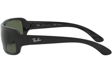 Image of Ray-Ban RB 4075 Sunglasses, Black Frame / Crystal Green Polarized Lenses, 601-58-6116