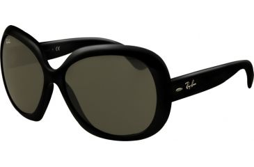 Image of Ray-Ban RB 4098 Sunglasses - Black Frame/Green Lenses 601-71-6014