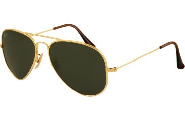 Image of Ray-Ban RB8041 Progressive Sunglasses - Gold Frame / 55 mm Prescription Lenses, 001-5514