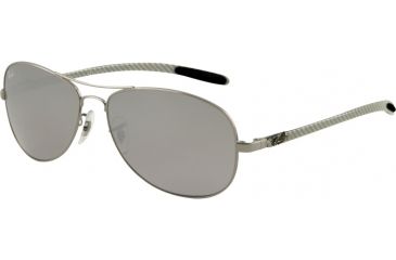 Image of Ray-Ban RB8301 Bifocal Sunglasses - Gunmetal Frame / 59 mm Prescription Lenses, 004-40-5914
