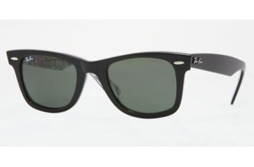 Image of Ray-Ban Wayfarer Sunglasses, Top Black On Tex. Metro' w/ Crystal Green 1028-5022