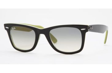 Image of Ray-Ban RB2140 SV Prescription Sunglasses Top Black On Tr. Str. Green Frame / 50 mm Prescription Lenses, 999-32-5022