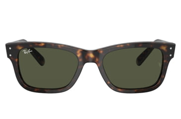 Image of Ray-Ban RB2283 Mr Burbank Sunglasses - Mens, Havana Frame, Green Lens, 58, RB2283-902-31-58