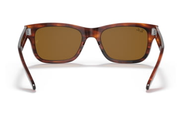 Image of Ray-Ban RB2283 Mr Burbank Sunglasses - Mens, Striped Havana Frame, Brown Lens, 58, RB2283-954-33-58
