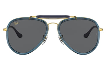 Image of Ray-Ban RB3428 Road Spirit Sunglasses - Mens, Legend Gold Frame, Grey Lens, 58, RB3428-9240B1-58