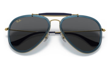 Image of Ray-Ban RB3428 Road Spirit Sunglasses - Mens, Legend Gold Frame, Grey Lens, 58, RB3428-9240B1-58