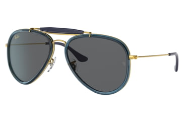 Image of Ray-Ban RB3428 Road Spirit Sunglasses - Men's, Legend Gold Frame, Grey Lens, 58, RB3428-9240B1-58
